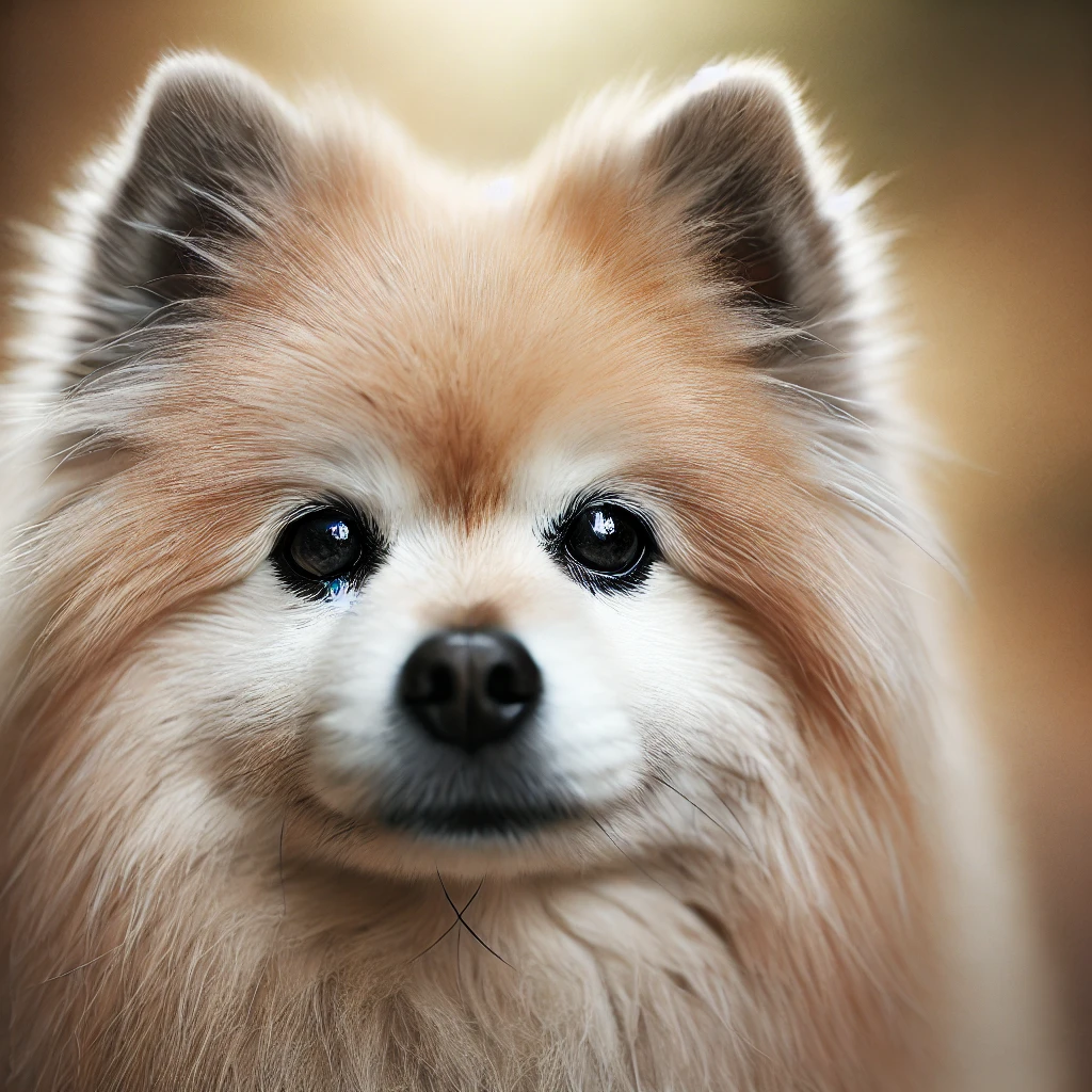 imagem de um spitz alemão idoso