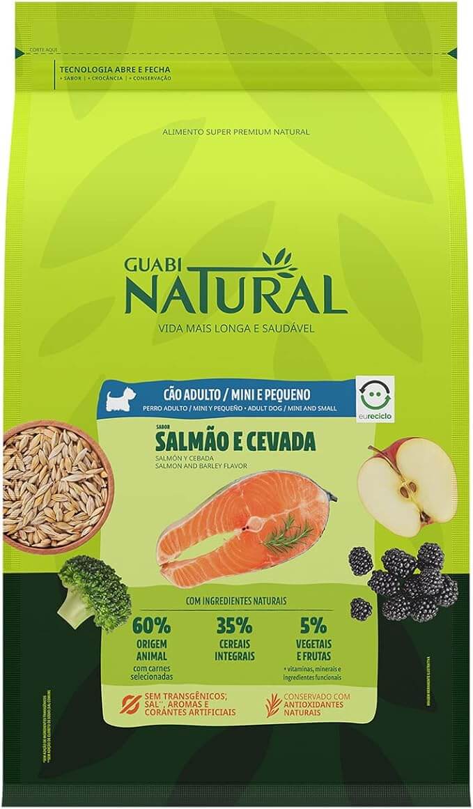Ração Guabi Mini sabor salmão