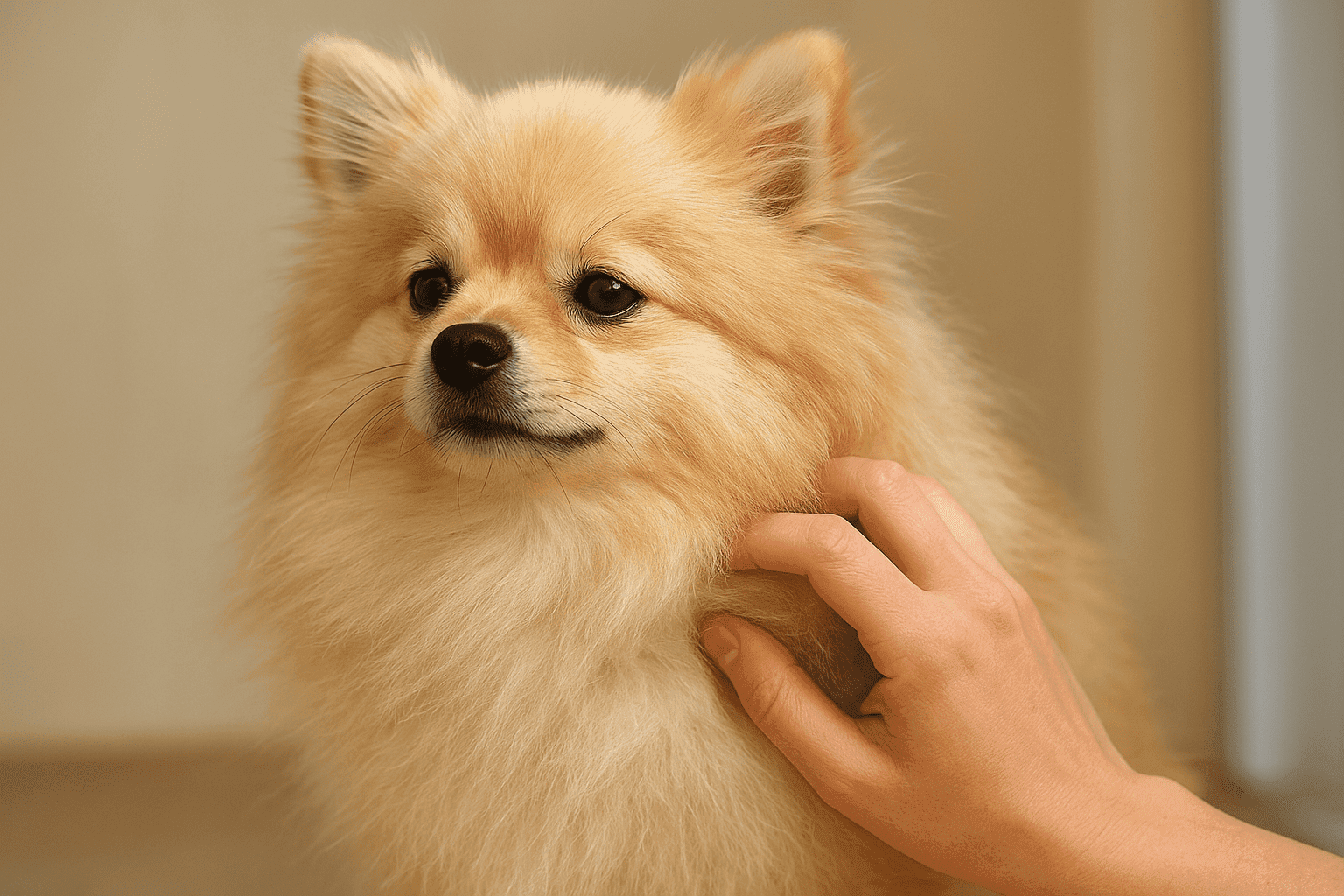 Problemas de pele no Spitz Alemão: causas, sintomas e como cuidar