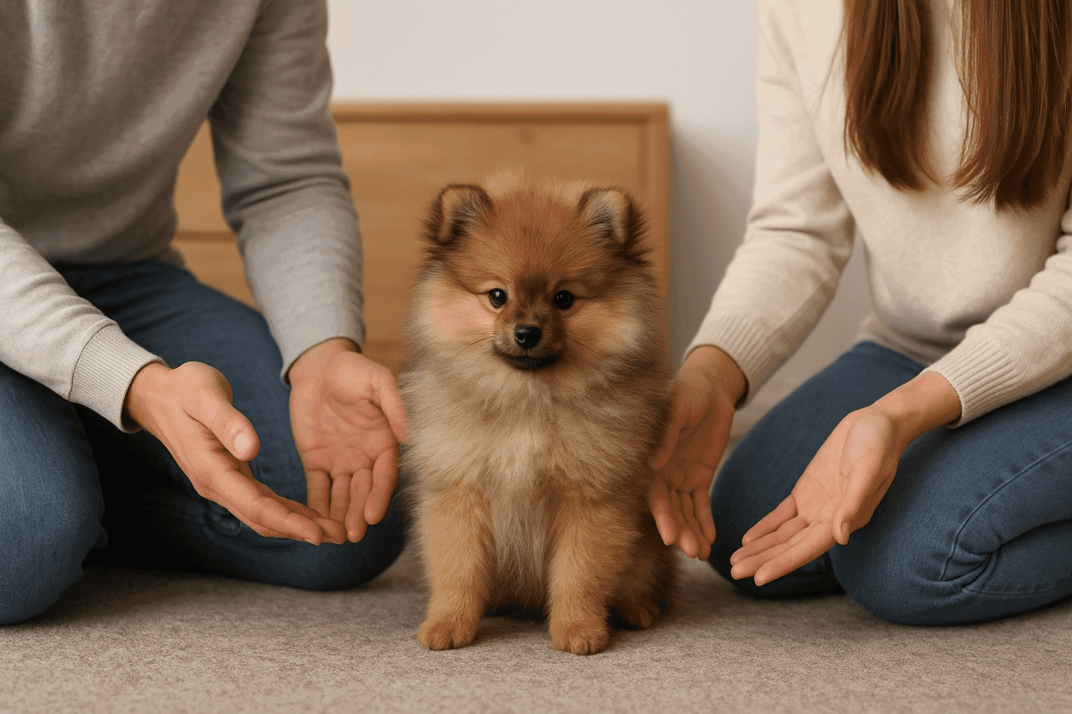 Socialização do Spitz Alemão filhote: como criar um cão confiante e equilibrado