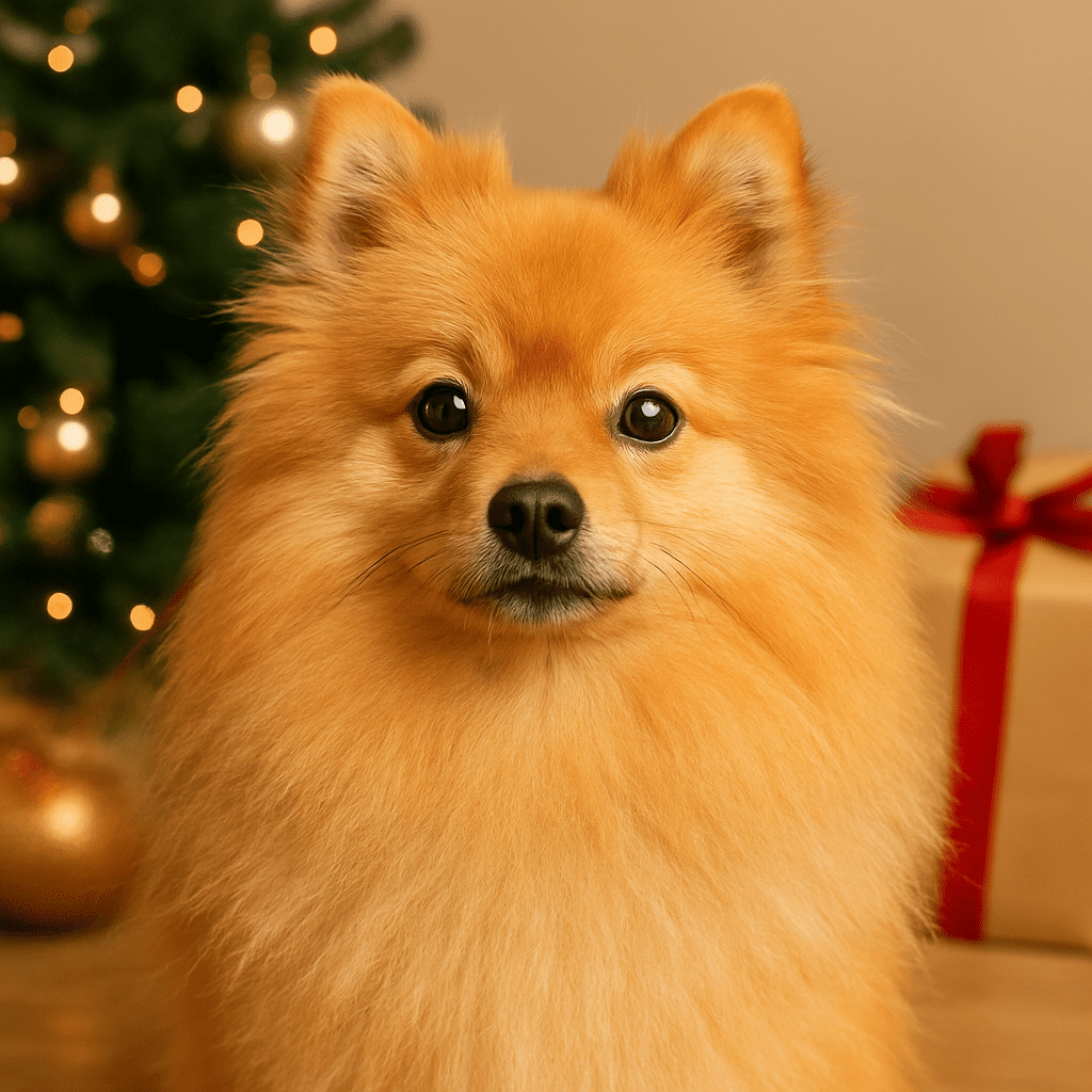 🎄Cuidados com o Spitz Alemão nas festas de fim de ano — guia completo para proteger seu peludo🐾