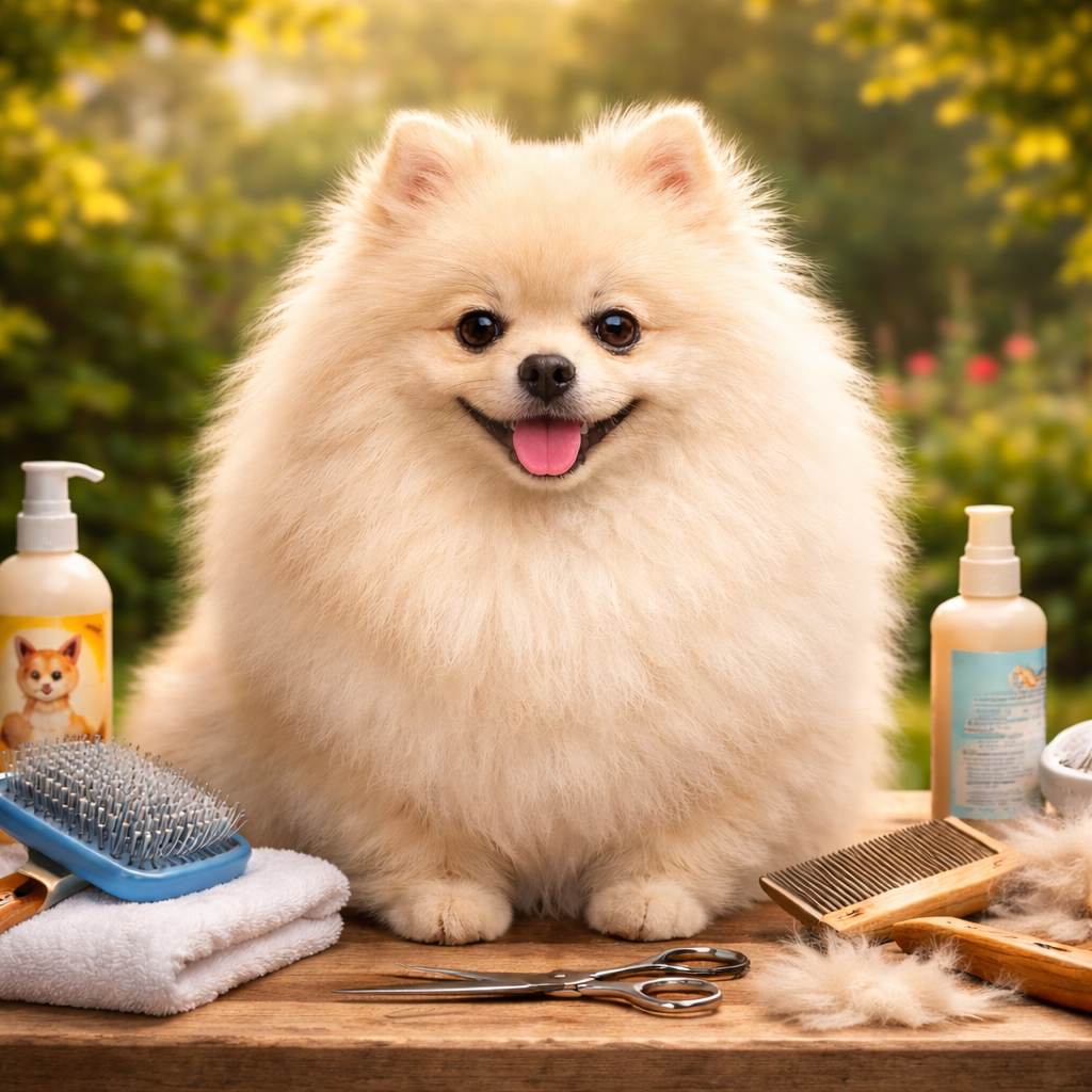 Guia Completo de Cuidados com o Pelo do Spitz Alemão: Tudo o Que Você Precisa Saber