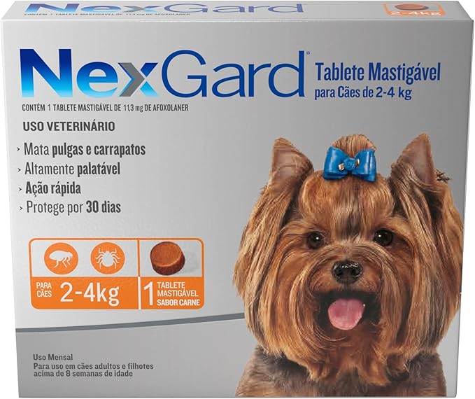 comprimido antipulgas nexgard